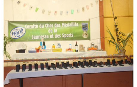 Remises des médailles Jeunesse et Sports et Engagement Associatif. Promotion 14 juillet 2023