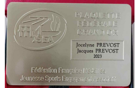 Sublime Récompense pour leurs travaux au CDJSEA .