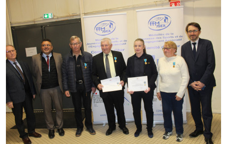Remise de médailles salle Duc Jean à Bourges Jeudi 20 novembredu CDJSEA 18